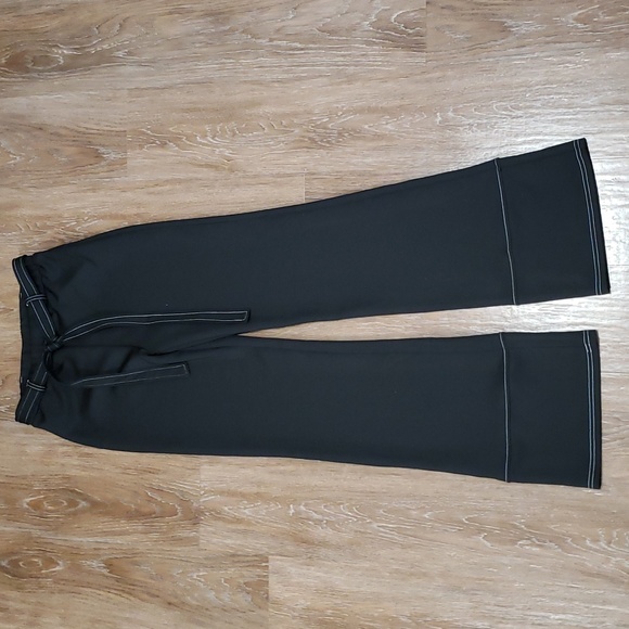 Revamped Pants - (L) NWT Revamped Flare Leg Pants Slim Evening Fancy Formal Office Minimalistic